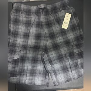 Plaid Cargo Shorts XXL
